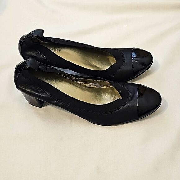 Nine west TRUBLENR block heels size 8.5 - Picture 1 of 7